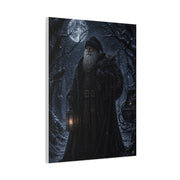 Gothic Moonlit Santa Forest Wall Art & Canvas Print