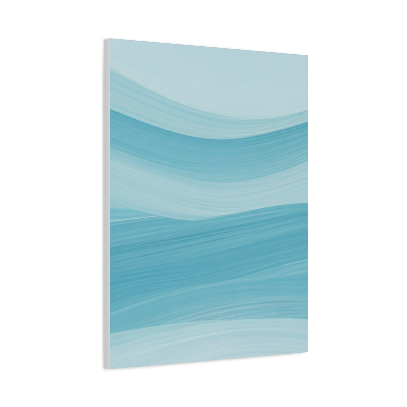 Serene Blue Wave Flow Wall Art & Canvas Prints