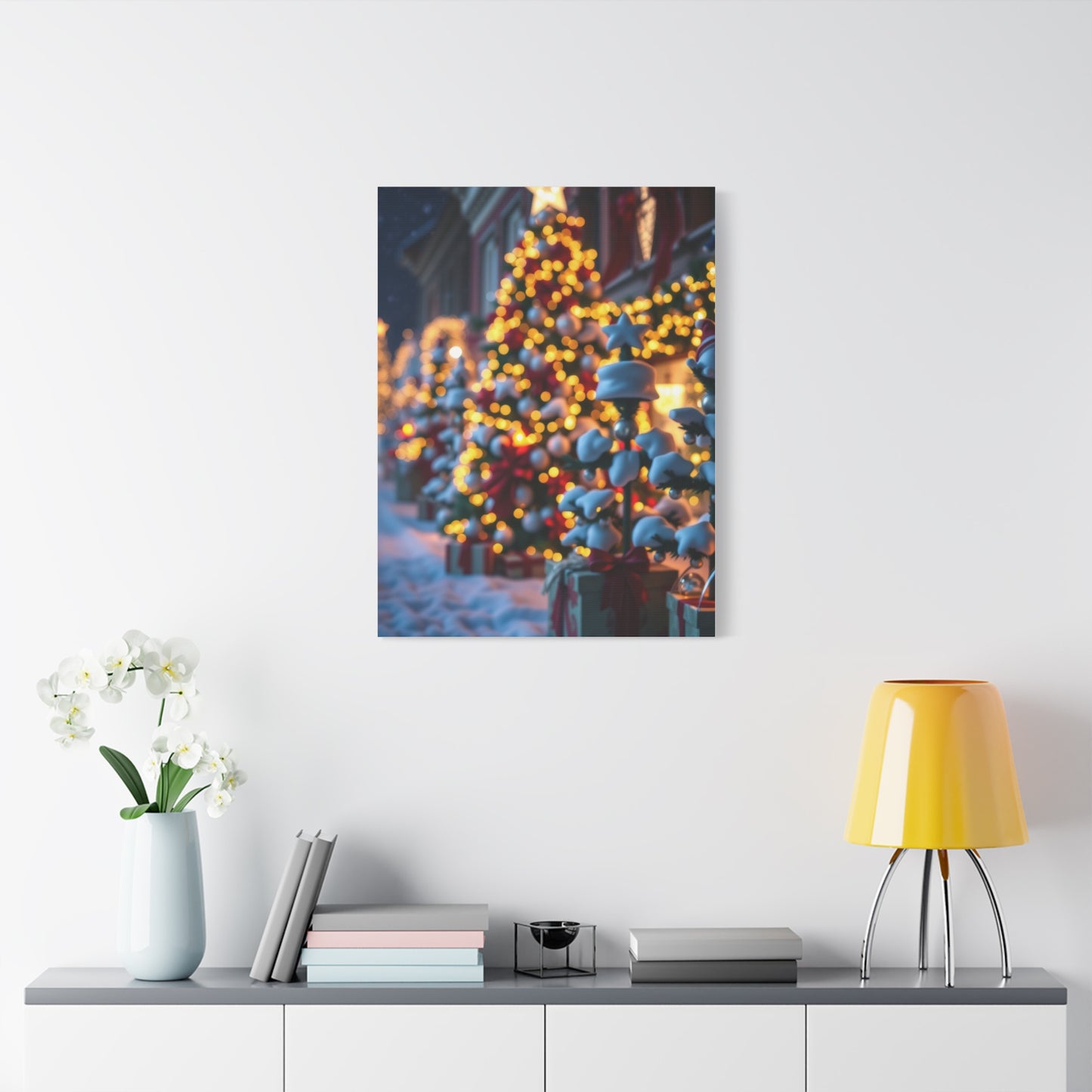 Celestial Yuletide Canvas Wall Art & Canvas Print