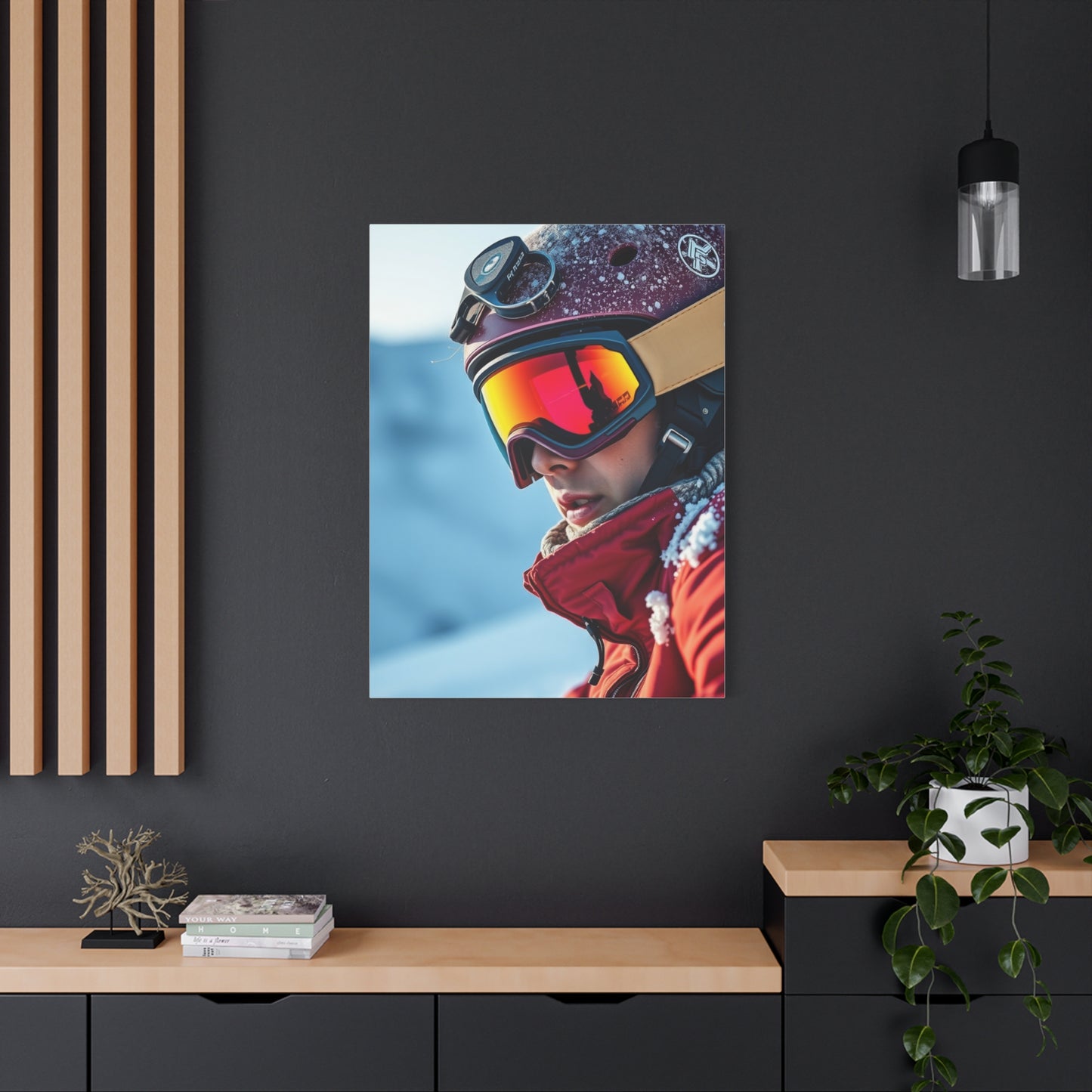 Skiing Art Supreme Canvas Wall Art & Canvas Print