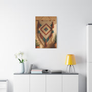 Southwestern Macrame Textile Wall Art & Canvas Print