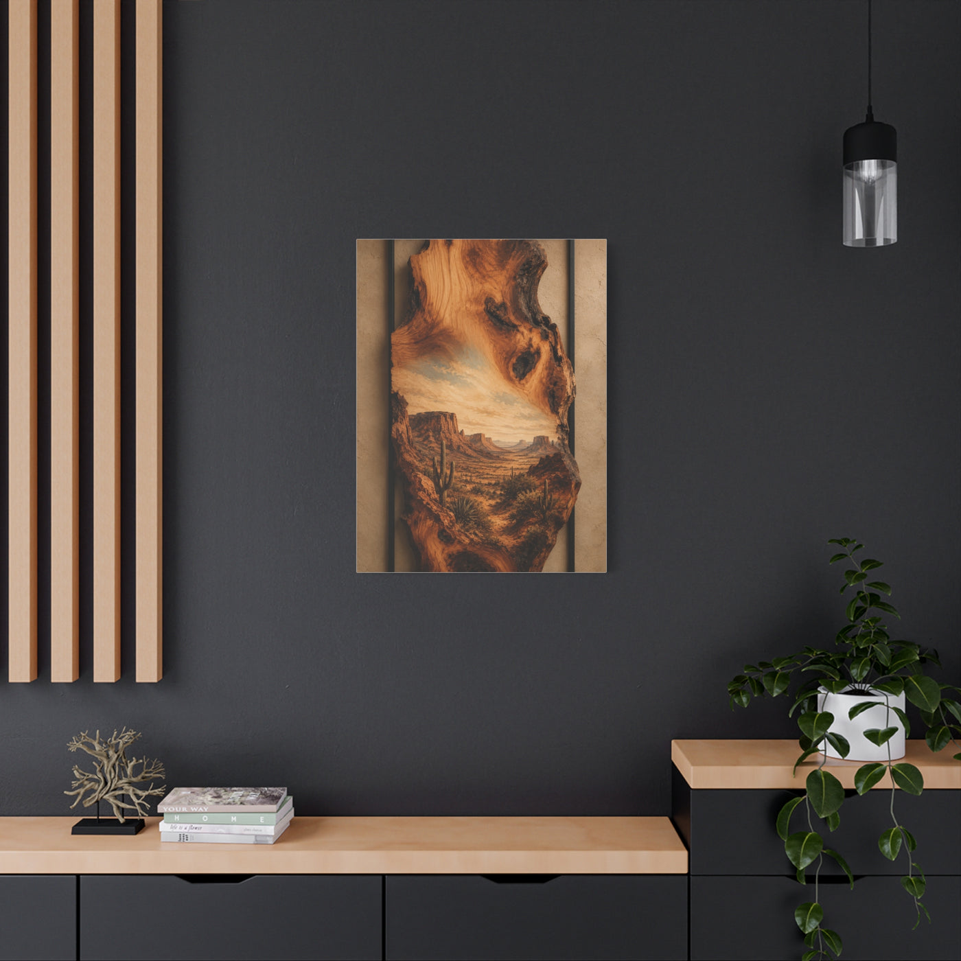 Live Edge Desert Mesa Southwest Wall Art & Canvas Print