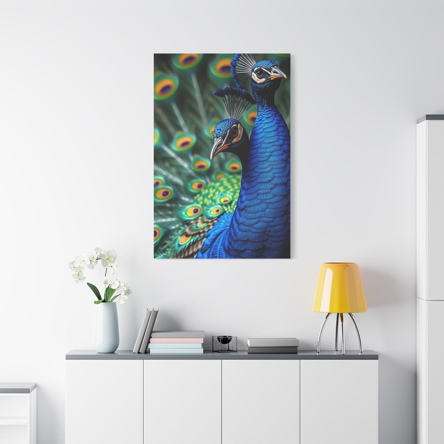 Vision Peacock Art Art Wall Art & Canvas Print