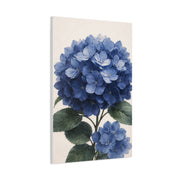 Indigo Hydrangea Bloom Wall Art & Canvas Print