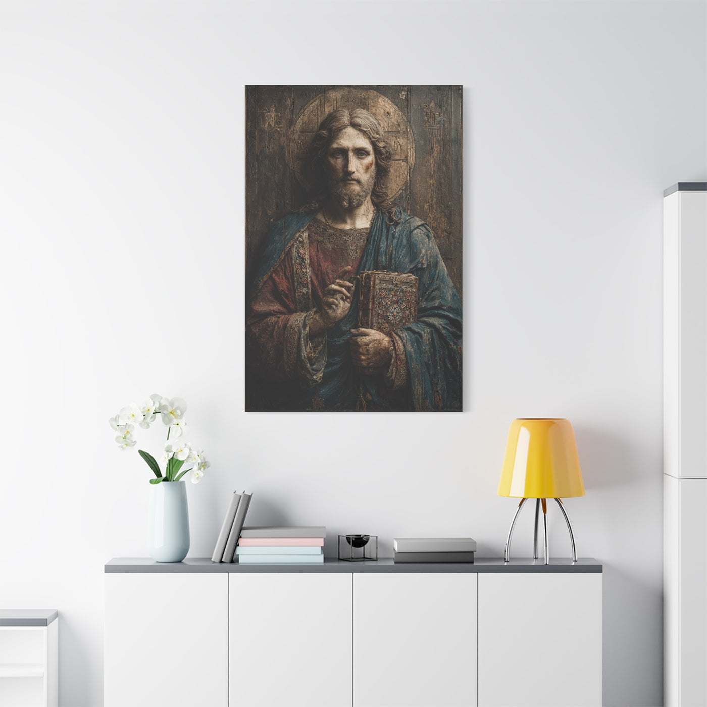 Sacred Icon of Christ Eternal Presence Wall Art & Canvas Print