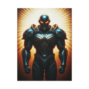 Radiant Cyber Warrior Wall Art & Canvas Print