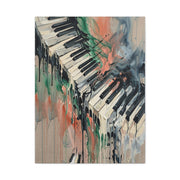 Abstract Piano Flow Expression Wall Art & Canvas Print