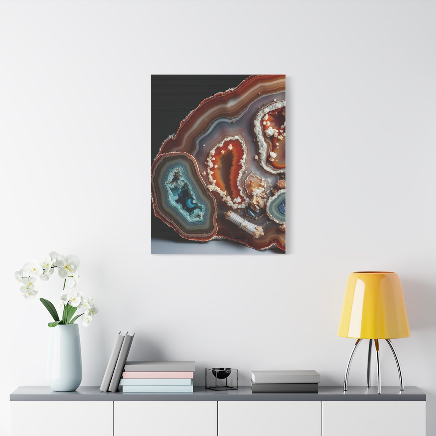 Agates, Geodes & Minerals Art Refined Canvas Wall Art & Canvas Print