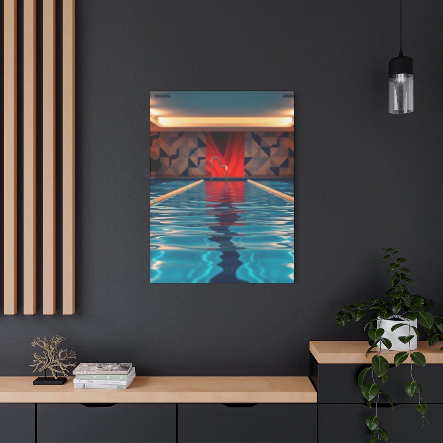 Swimming Pool Art Refined Canvas Wall Art & Canvas Print