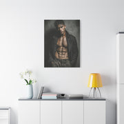 Muscular Male Editorial Portrait Wall Art & Canvas Print