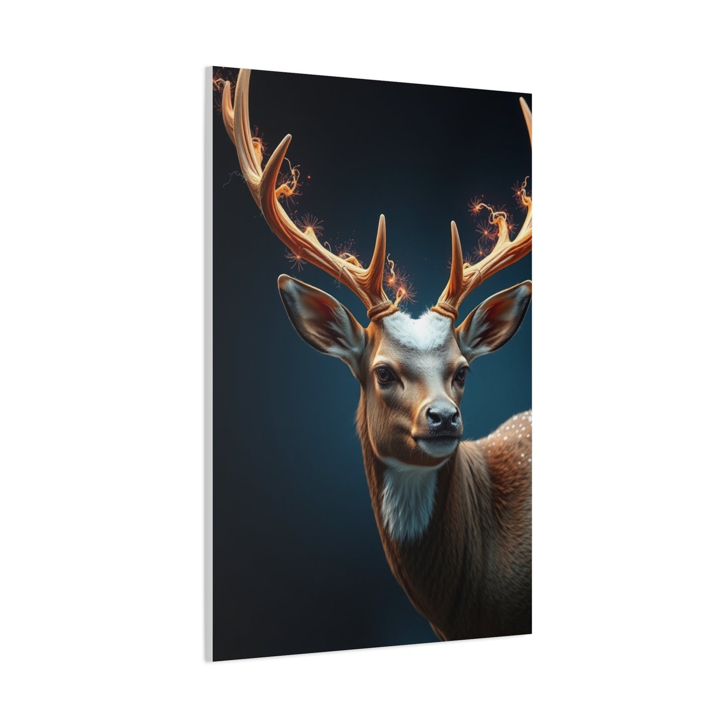 Graceful Antler Portraiture Wall Art & Canvas Print