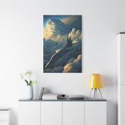 Skyborn Jet Through Cloud Kingdom Wall Art & Canvas Prints