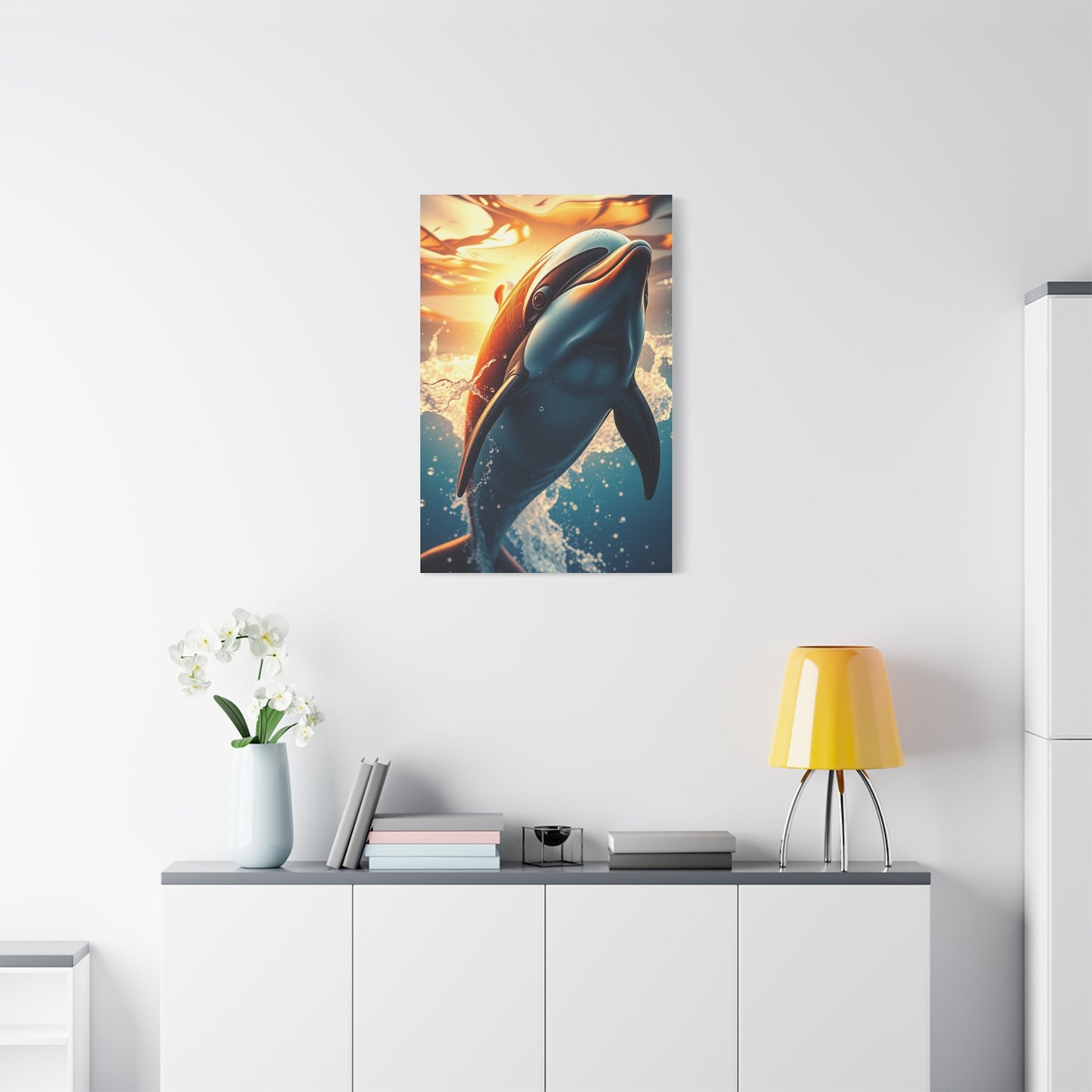 Supreme Dolphin Art Beautiful Collection Wall Art & Canvas Print