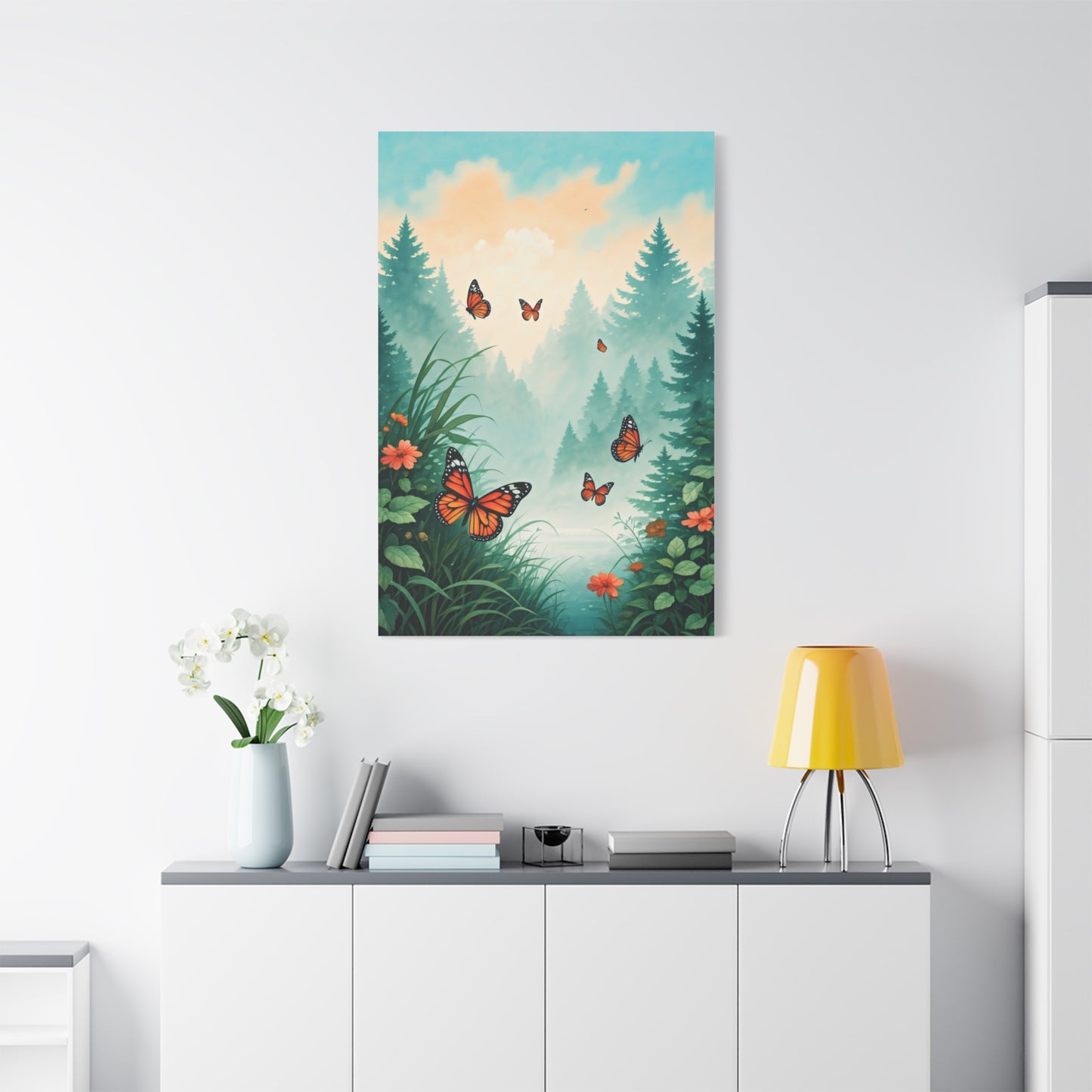 Forest Whisper Butterflies Wall Art & Canvas Prints