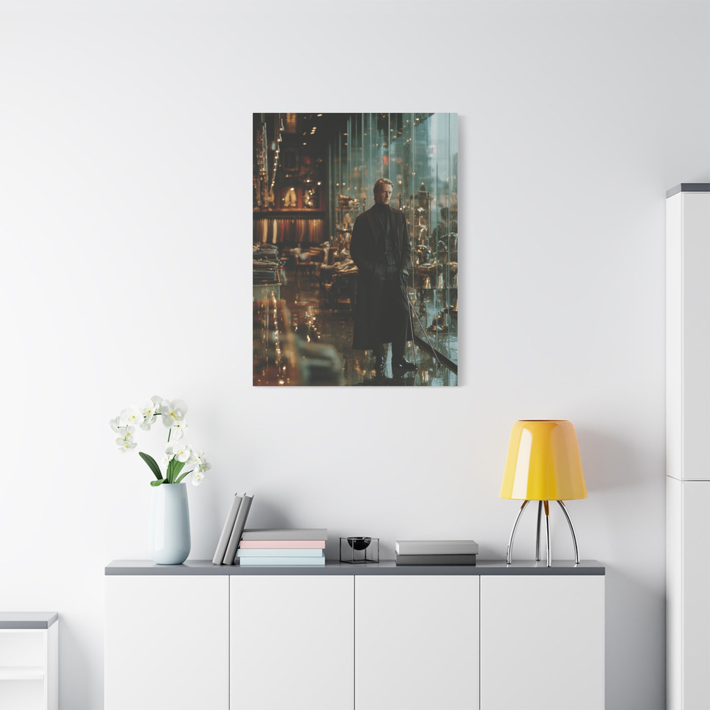 Modern Luxury Golfer Editorial Portrait Wall Art & Canvas Print