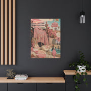 Coquette Cowgirl Desert Postcard Collage Wall Art & Canvas Print