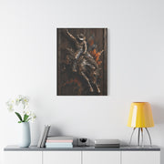 Rodeo Bronc Rider Metal Relief Panel Wall Art & Canvas Print