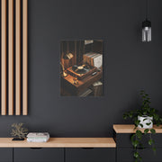 Jazz Vocalist Spotlight Performance Wall Art & Canvas Print