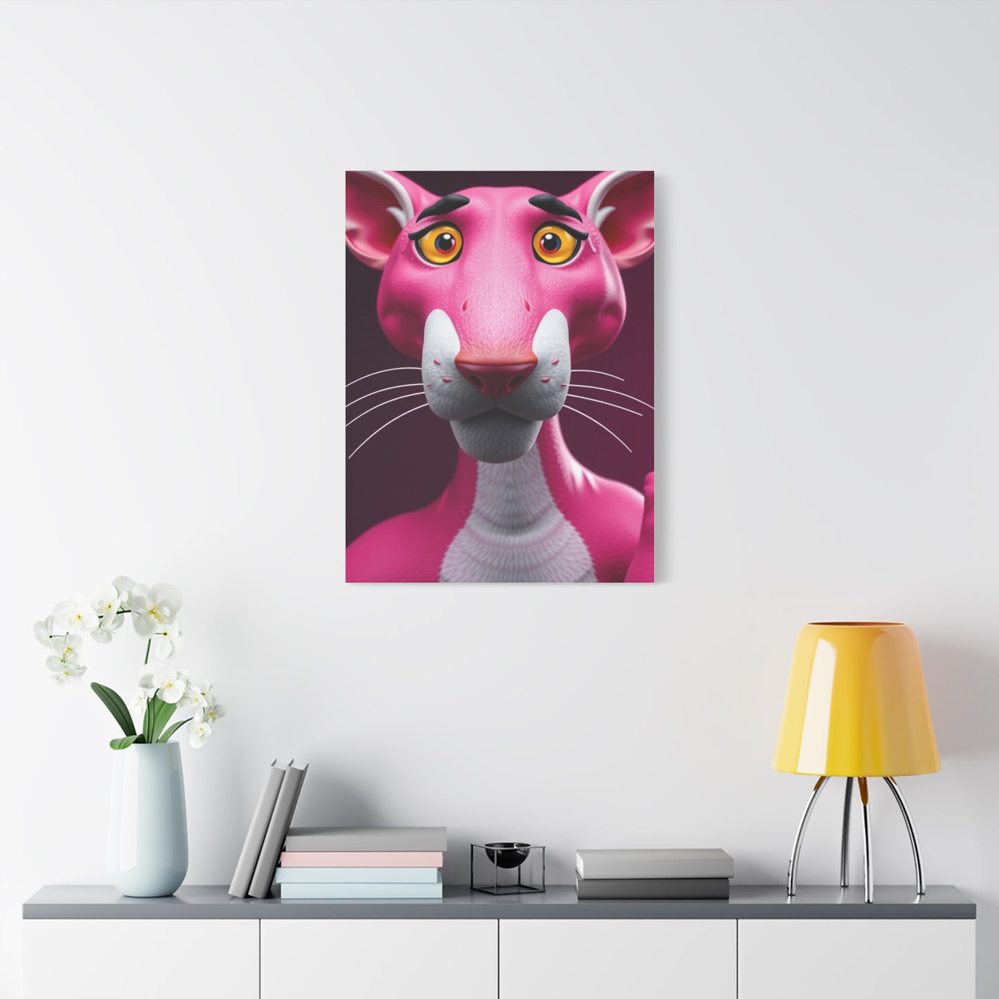 Pink Panther Art Premium Canvas 18 Wall Art & Canvas Print