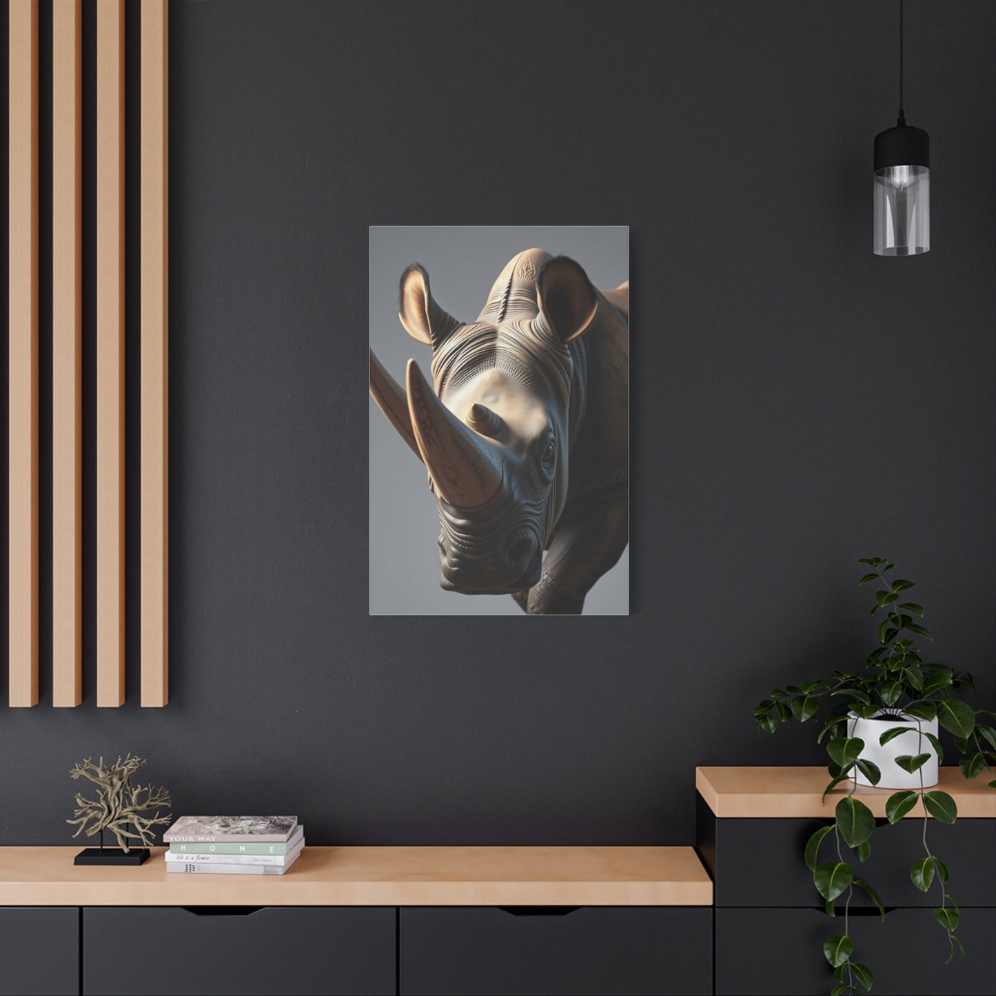 Supreme Rhinoceros Art Beautiful Collection Wall Art & Canvas Print