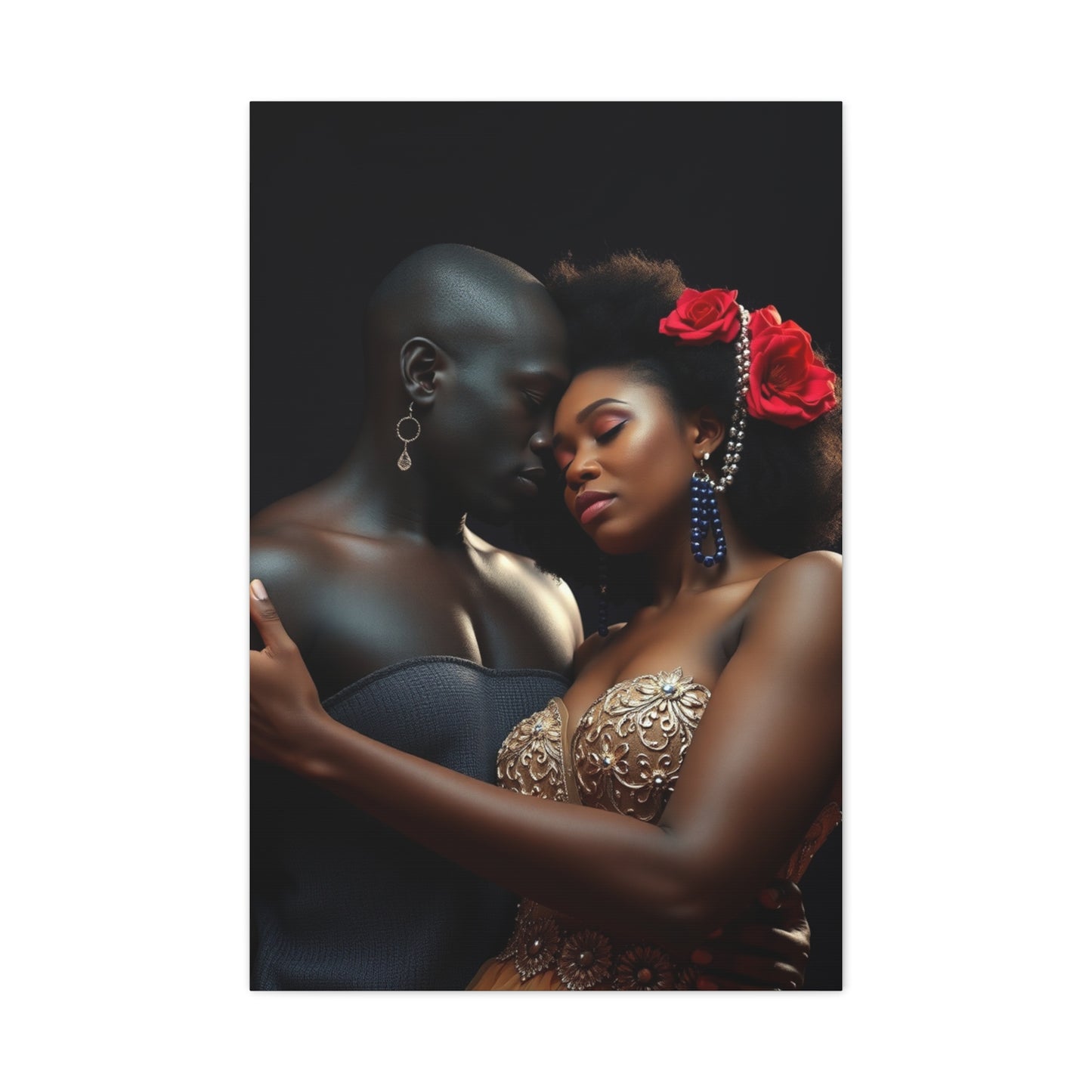 Black Love Art Premium Gallery Wall Art & Canvas Print