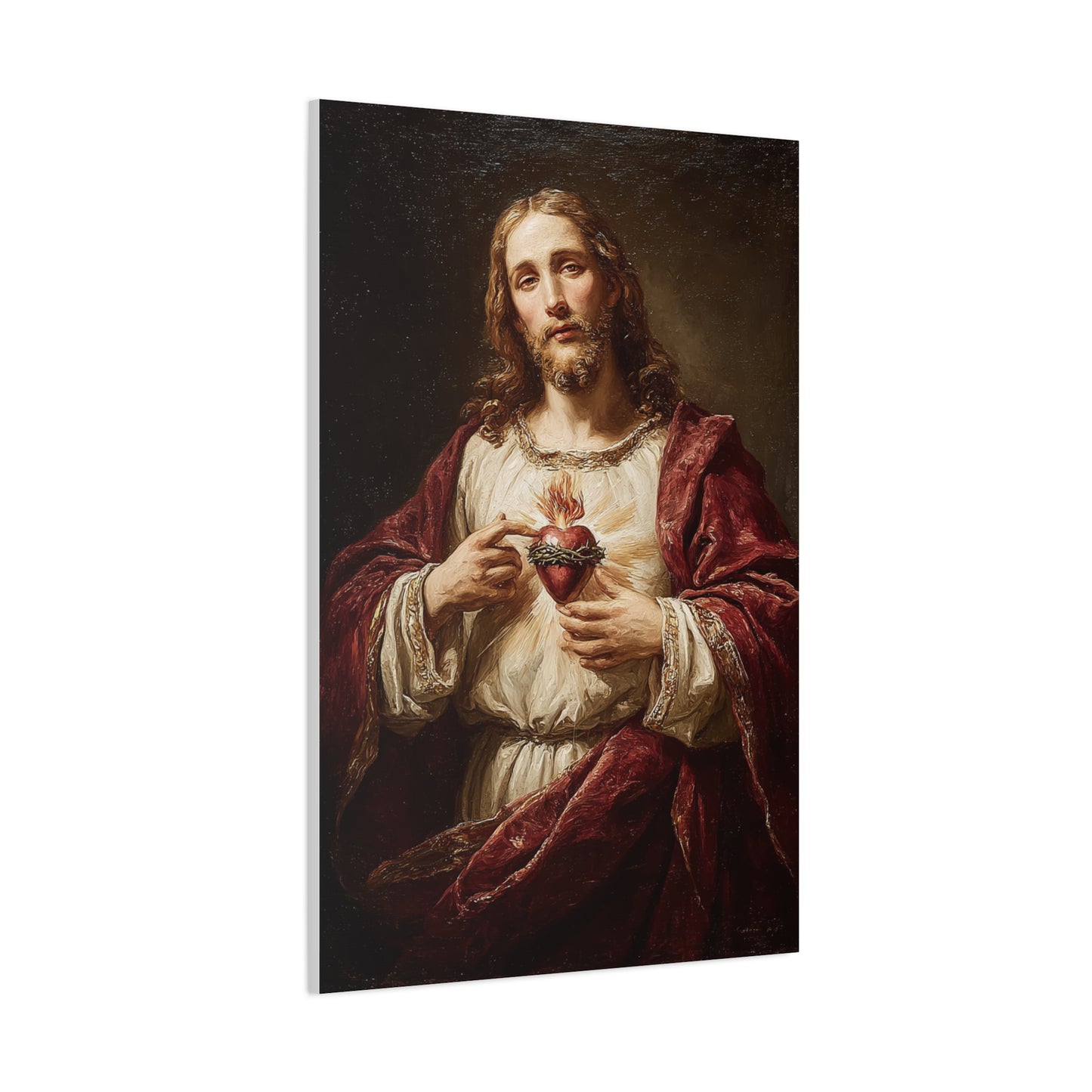 Sacred Heart of Jesus Classical Devotion Wall Art & Canvas Print