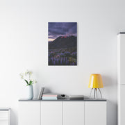 Volcanic Twilight & Wild Lupines Wall Art & Canvas Print
