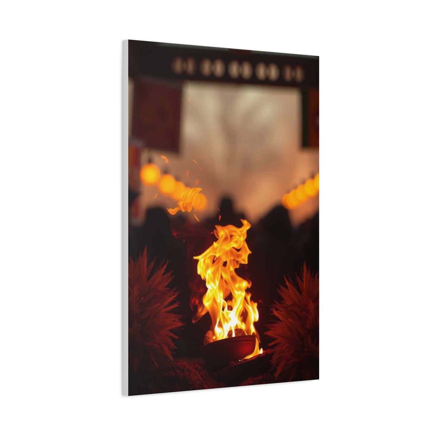 Golden Luster Creation Wall Art & Canvas Print