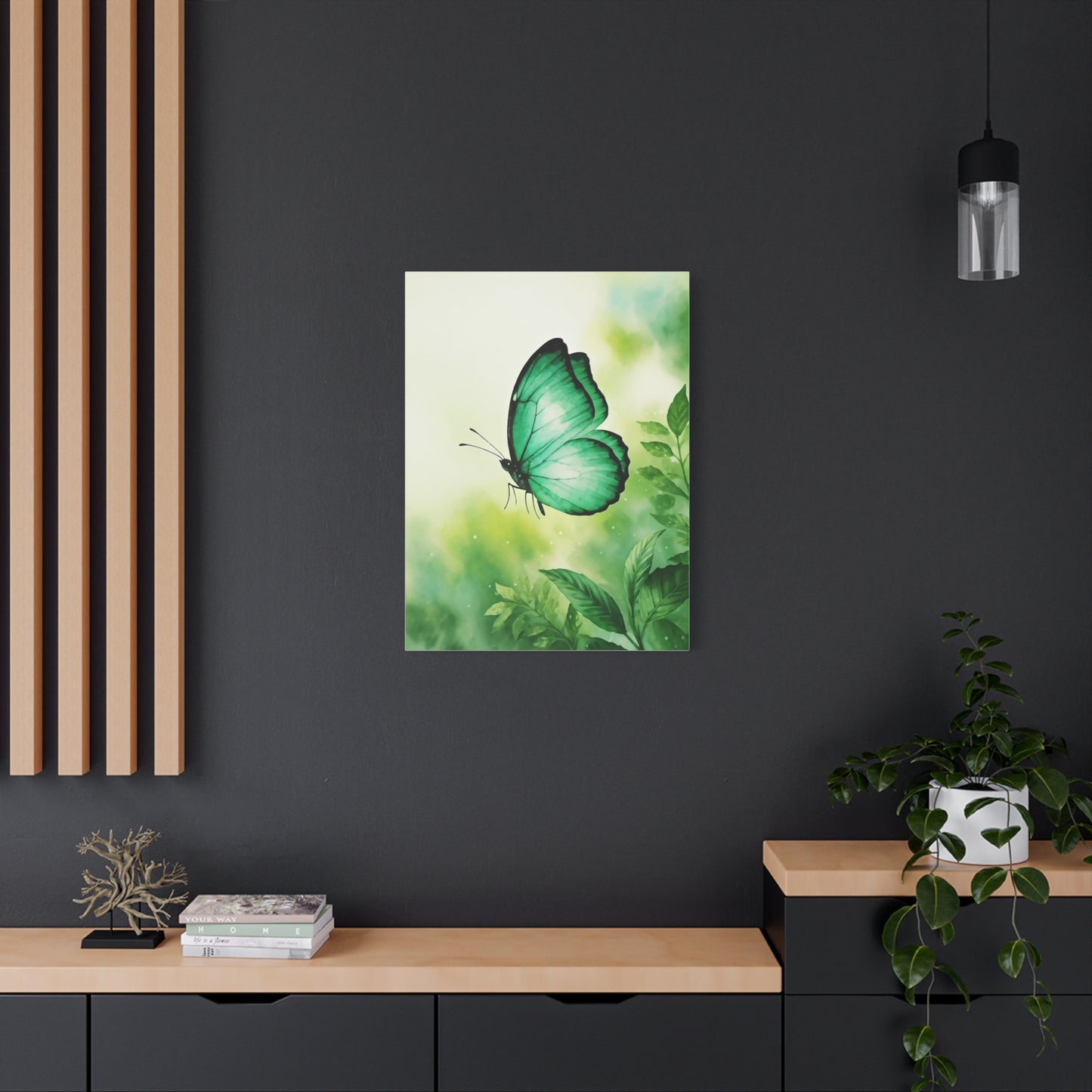 Emerald Forest Butterfly Dream Wall Art & Canvas Prints