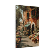 Italian Flower Market Street Wall Art & Canvas Print