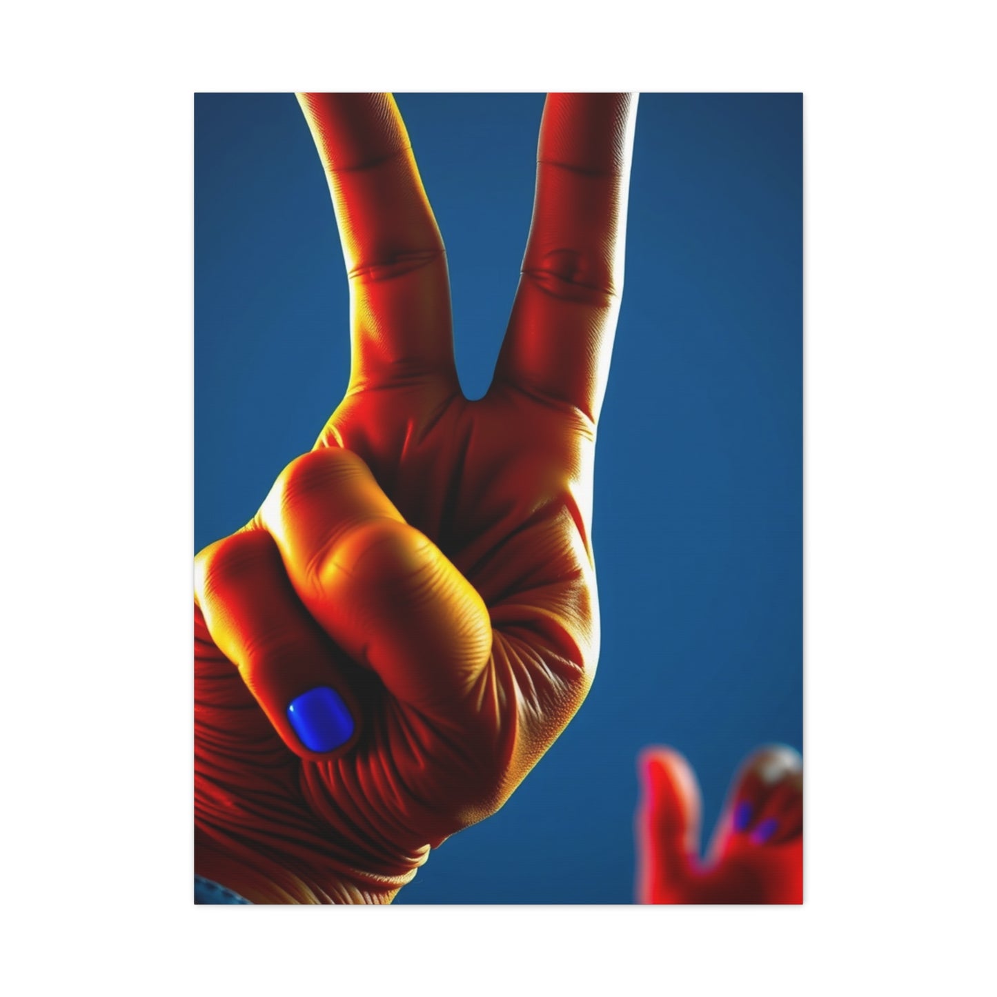Peace Sign Art Supreme Canvas Wall Art & Canvas Print
