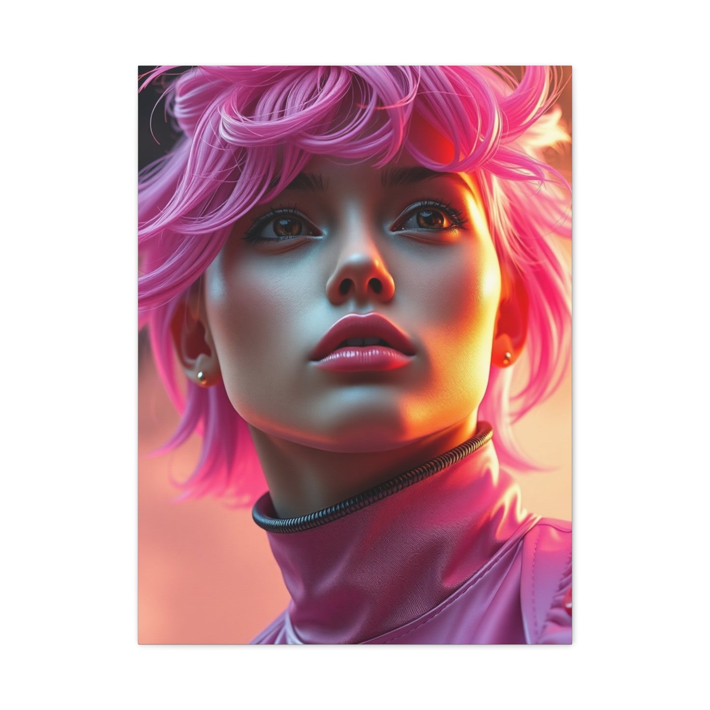 Supreme Art Gold & Pink Art Collection Wall Art & Canvas Print