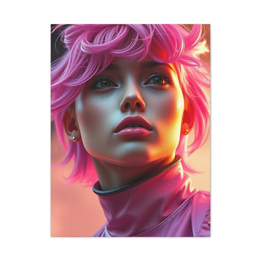 Supreme Art Gold & Pink Art Collection Wall Art & Canvas Print