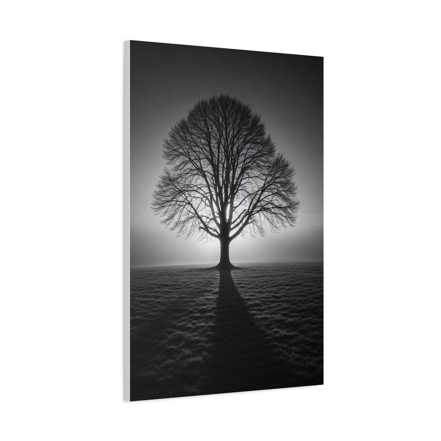 Lone Tree Silhouette Dawn Wall Art & Canvas Prints