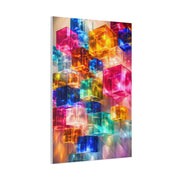 Luminous Acrylic-Glass Cubes Wall Art & Canvas Print