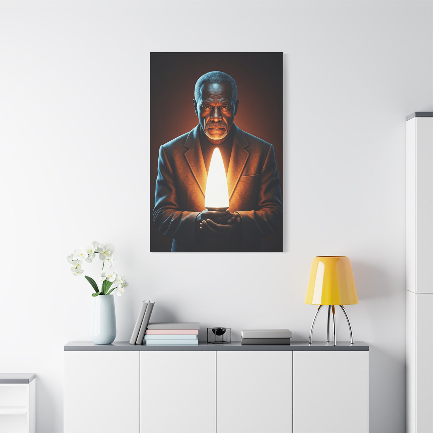 Beacon of Wisdom Elder Portrait Wall Art & Canvas Prints