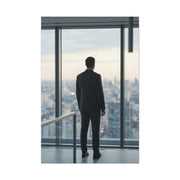 Leadership Reflection Skyline Scene Wall Art & Canvas Print