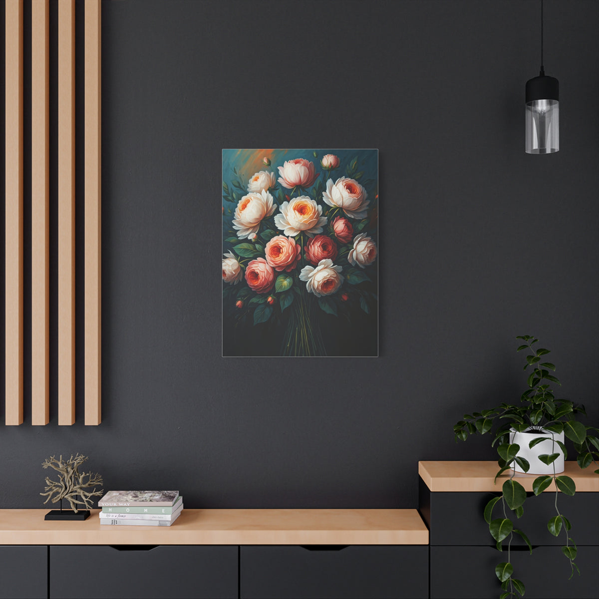 Blush Peony Elegance Wall Art & Canvas Print