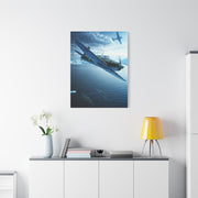 Aerial Combat Dive Action Wall Art & Canvas Prints