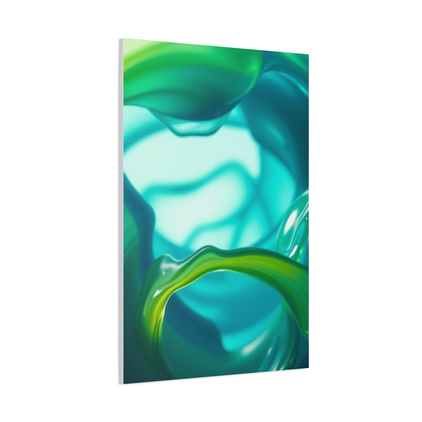 Blue & Green Art Luxury Canvas Wall Art & Canvas Print