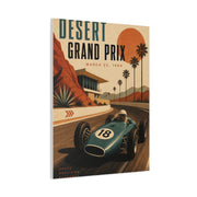 Desert Grand Prix Motorsport Sports Wall Art & Canvas Print