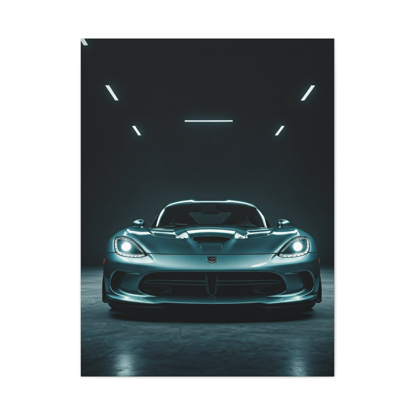 Dodge Viper Showroom Centerpiece Wall Art & Canvas Prints