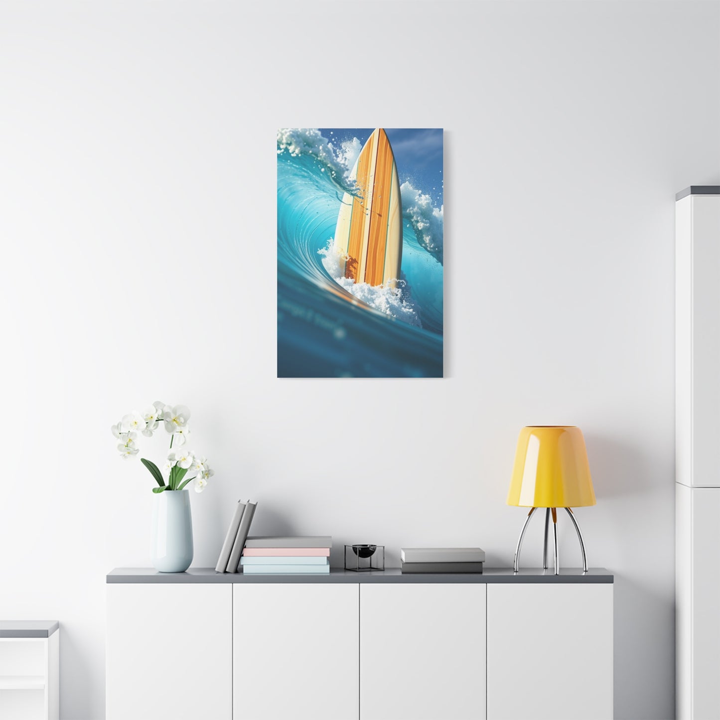 Azure Crest Masterpiece Wall Art & Canvas Print