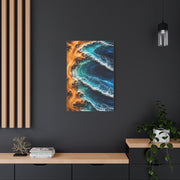 Resin Shoreline Aerial Ocean Art Wall Art & Canvas Print