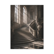 Sunlit Italian Palazzo Staircase Wall Art & Canvas Print