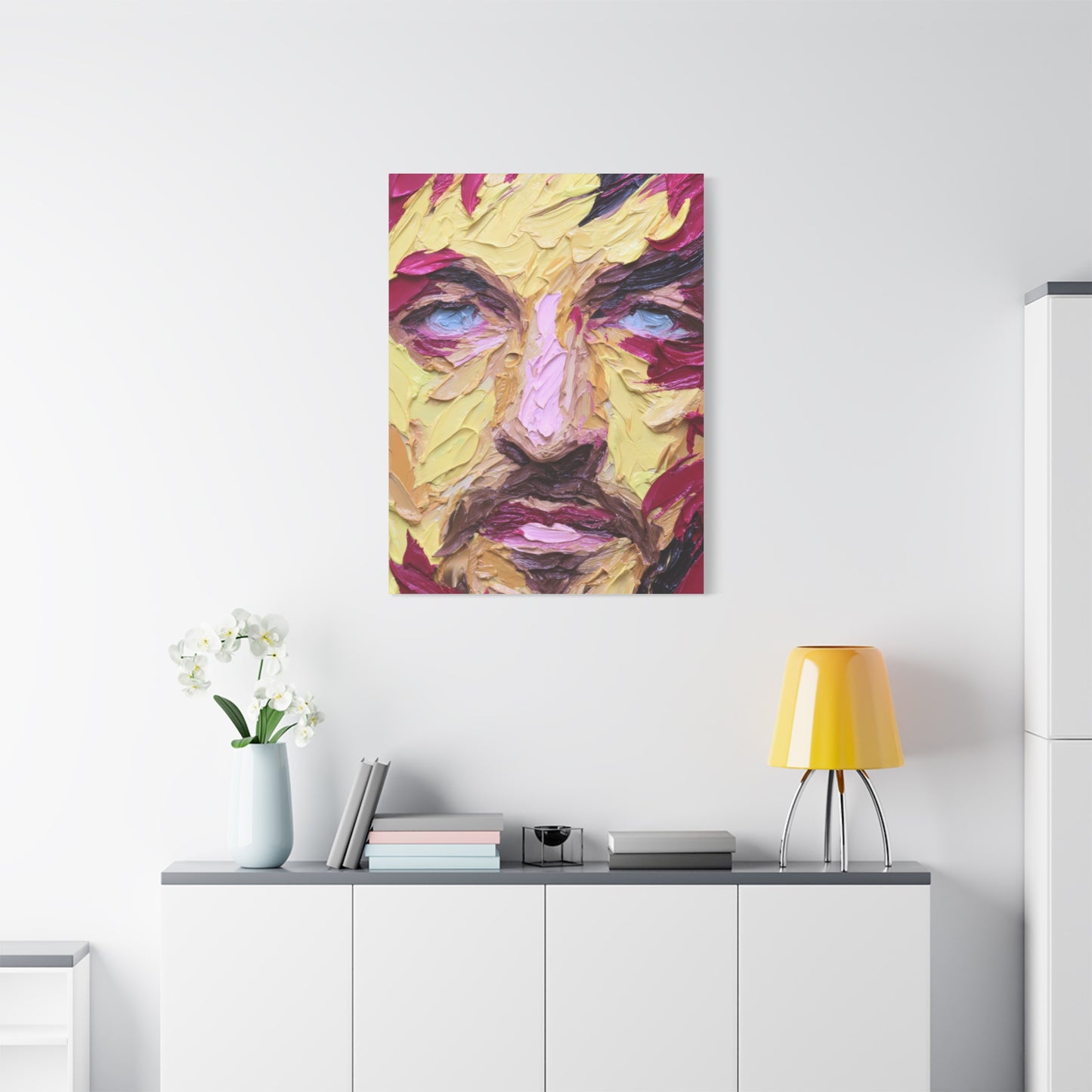 Impasto Expressionist Portrait Wall Art & Canvas Print