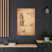 Vintage Golf Equipment Patent Study Wall Art & Canvas Print