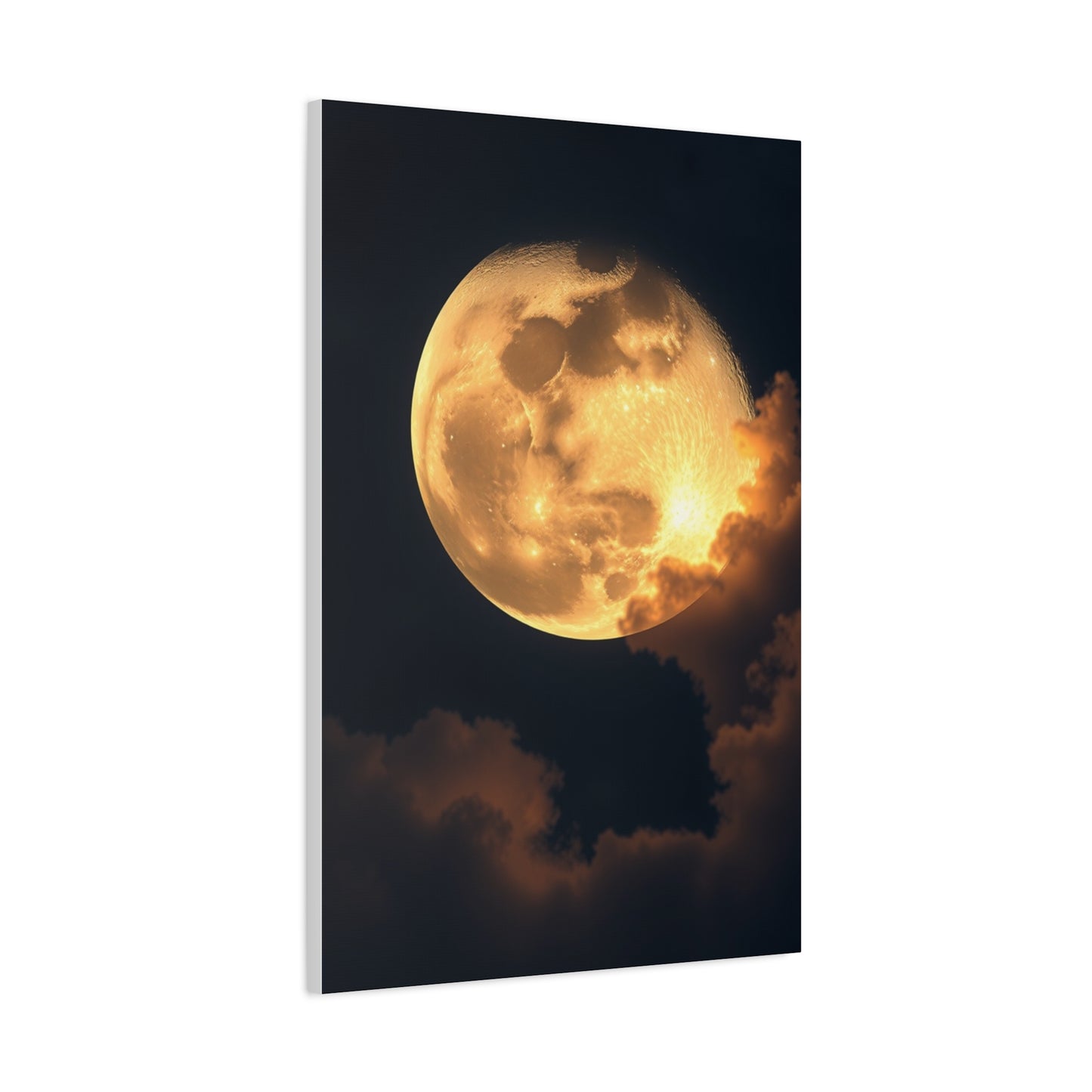 Supreme Crescent Moon Art Beautiful Collection Wall Art & Canvas Print