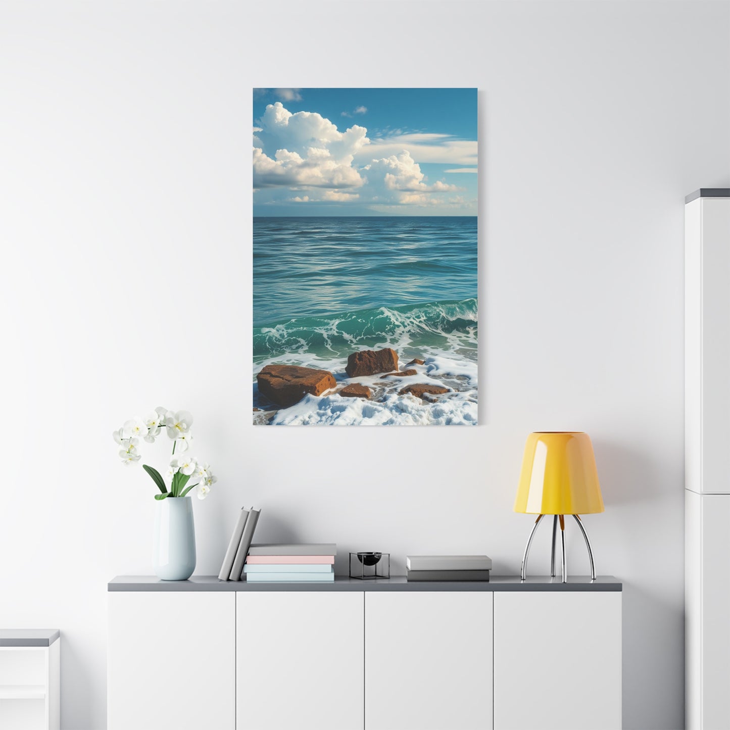 Azure Horizon Elegance Wall Art & Canvas Print