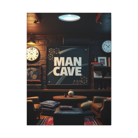 Gentlemans Sanctuary Canvas Wall Art & Canvas Print